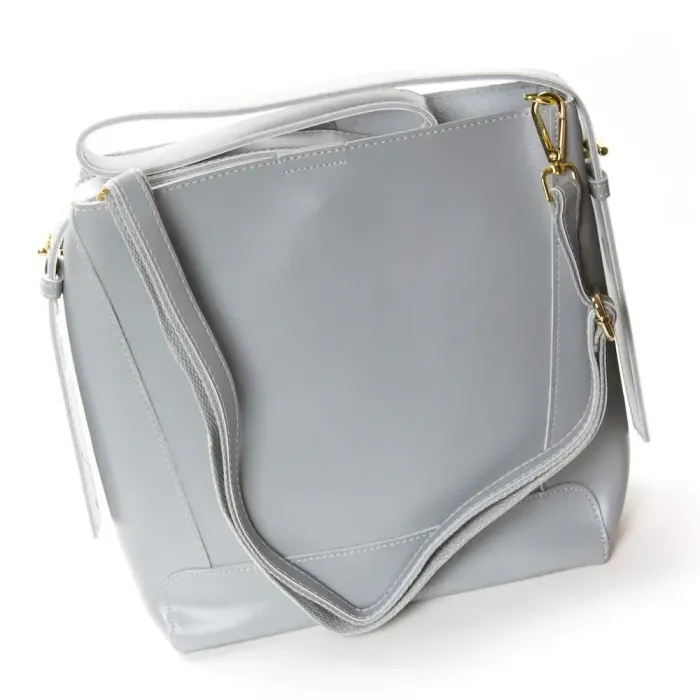 Сумка Женская Классическая кожа ALEX RAI 38-8726 light-grey