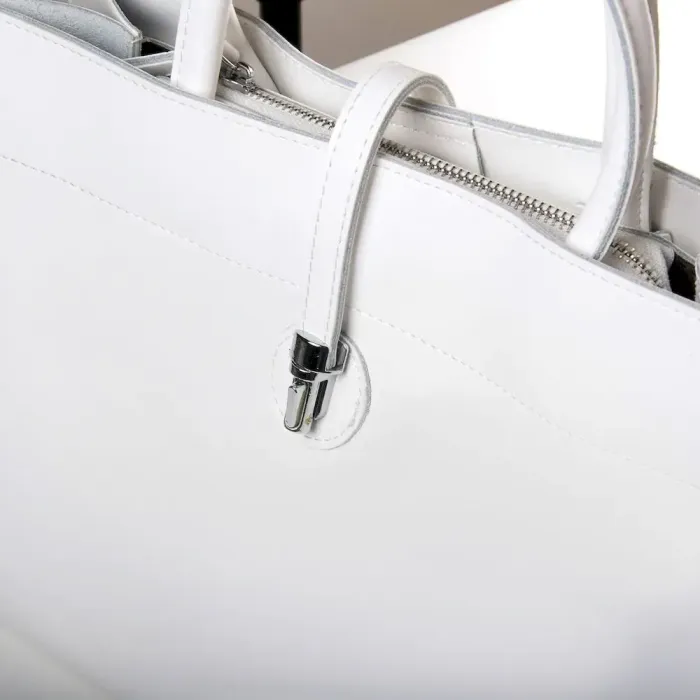 Сумка Жіноча Класична шкіряна ALEX RAI 47-9383 white