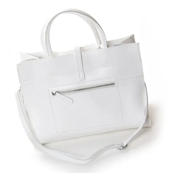 Сумка Жіноча Класична шкіряна ALEX RAI 47-9383 white