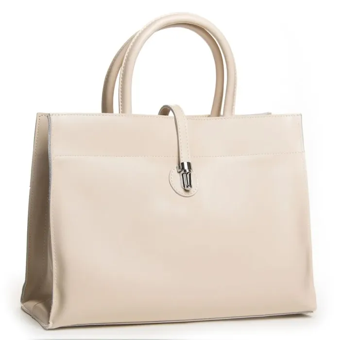 Сумка Жіноча Класична шкіряна ALEX RAI 47-9383 beige