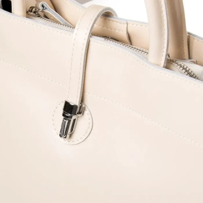 Сумка Жіноча Класична шкіряна ALEX RAI 47-9383 beige