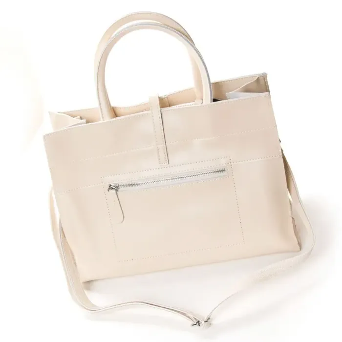 Сумка Жіноча Класична шкіряна ALEX RAI 47-9383 beige