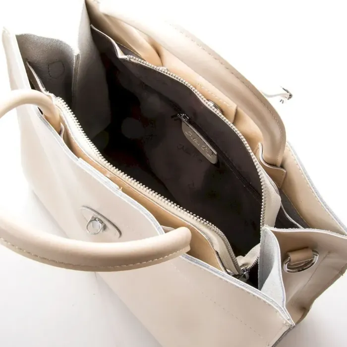 Сумка Жіноча Класична шкіряна ALEX RAI 47-9383 beige