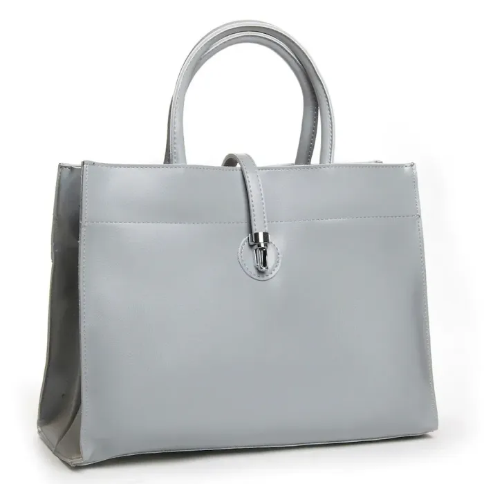 Сумка Жіноча Класична шкіряна ALEX RAI 47-9383 light-grey