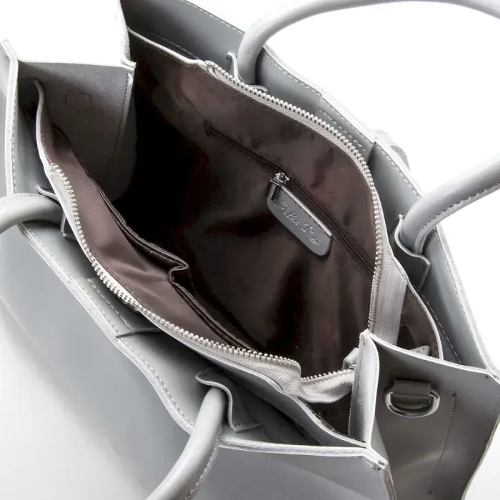 Сумка Жіноча Класична шкіряна ALEX RAI 47-9383 light-grey