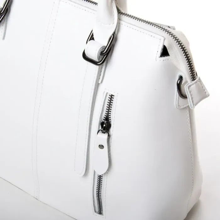 Сумка Жіноча Класична шкіряна ALEX RAI 330 white