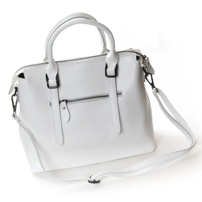 Сумка Жіноча Класична шкіряна ALEX RAI 330 white