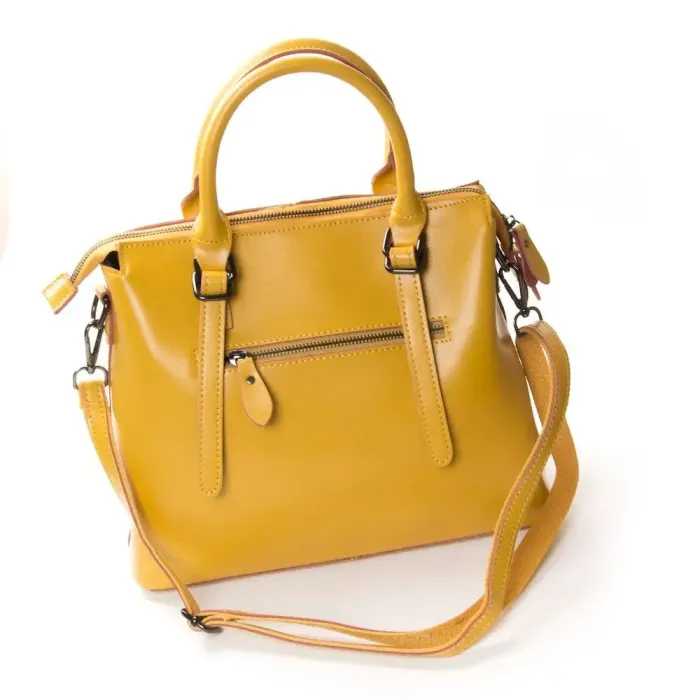 Сумка Жіноча Класична шкіряна ALEX RAI 330 yellow
