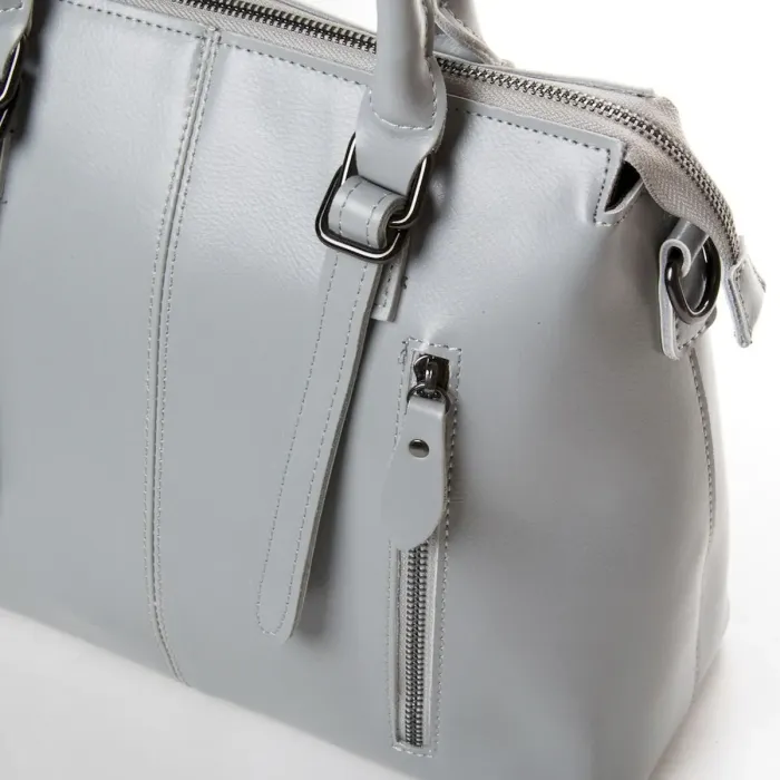 Сумка Женская Классическая кожа ALEX RAI 330 lighr-grey