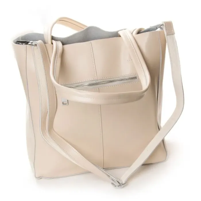 Сумка Жіноча Класична шкіряна ALEX RAI 35-8773 beige