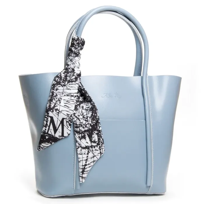 Сумка Жіноча Класична шкіряна ALEX RAI 42-9712 light-blue