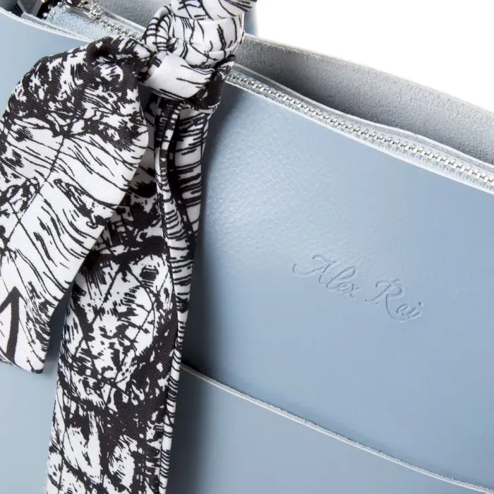 Сумка Жіноча Класична шкіряна ALEX RAI 42-9712 light-blue