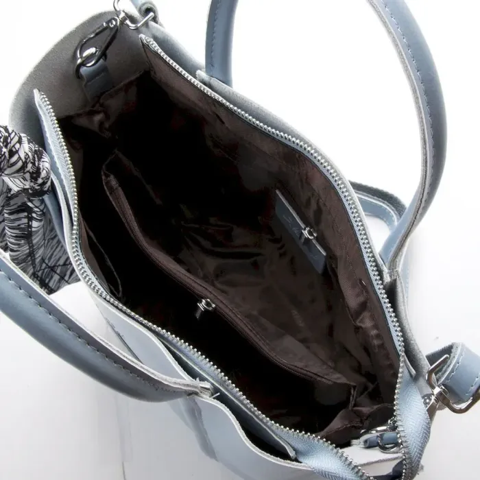 Сумка Жіноча Класична шкіряна ALEX RAI 42-9712 light-blue