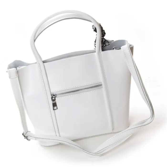 Сумка Жіноча Класична шкіряна ALEX RAI 42-9712 white