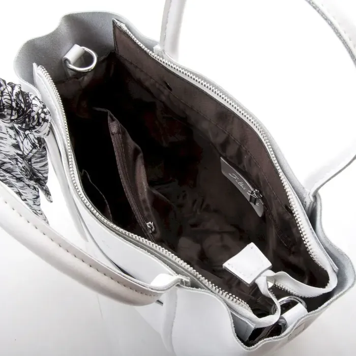 Сумка Жіноча Класична шкіряна ALEX RAI 42-9712 white