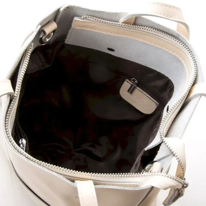 Сумка Жіноча Класична шкіряна ALEX RAI 48-9384 beige