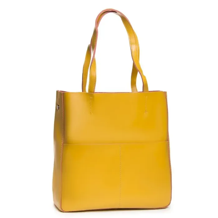 Сумка Жіноча Класична шкіряна ALEX RAI 48-9384 yellow
