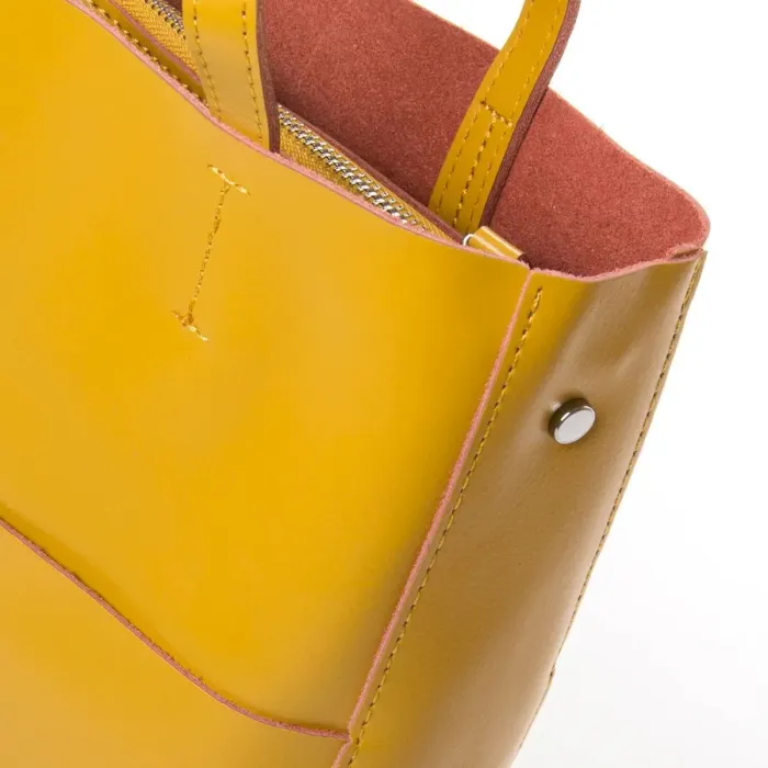 Сумка Жіноча Класична шкіряна ALEX RAI 48-9384 yellow