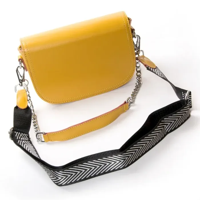 Сумка Женская Классическая кожа ALEX RAI 44-9386 yellow