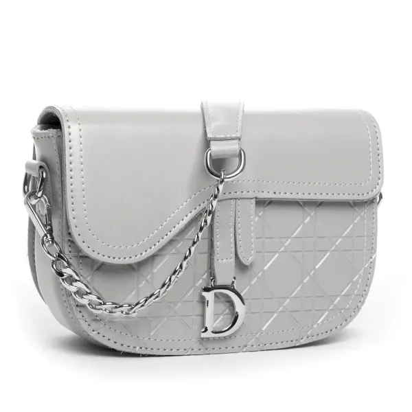 Сумка Жіноча Класична шкіряна ALEX RAI 44-9386 light-grey