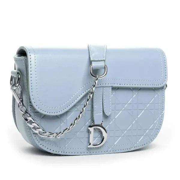 Сумка Жіноча Класична шкіряна ALEX RAI 44-9386 light-blue