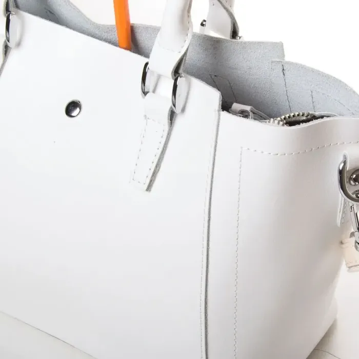 Сумка Жіноча Класична шкіряна ALEX RAI 36-2107 white