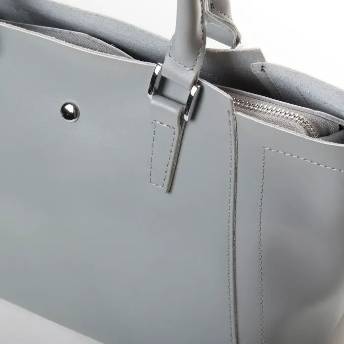 Сумка Женская Классическая кожа ALEX RAI 36-2107 light-grey