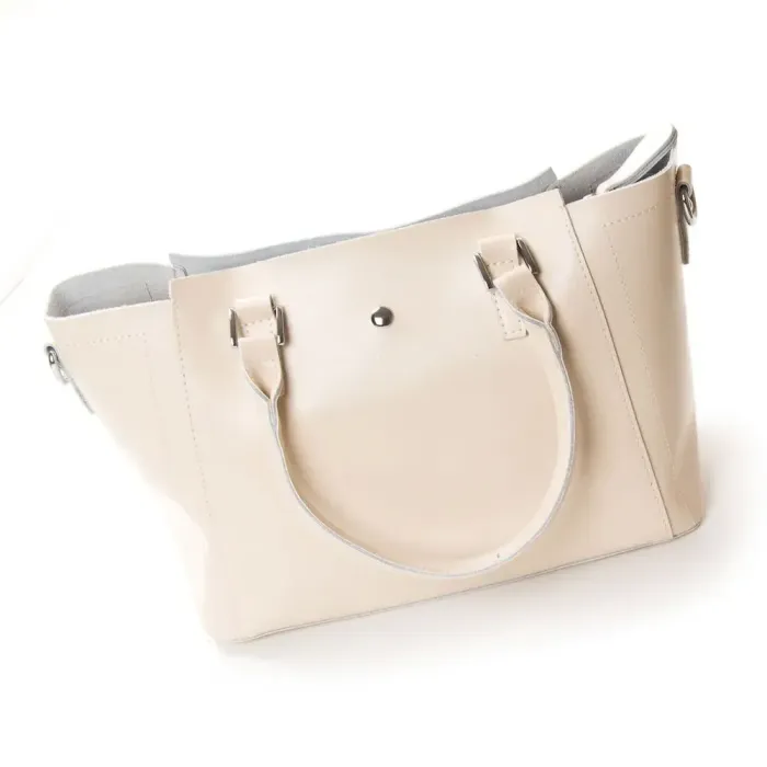 Сумка Жіноча Класична шкіряна ALEX RAI 36-2107 beige