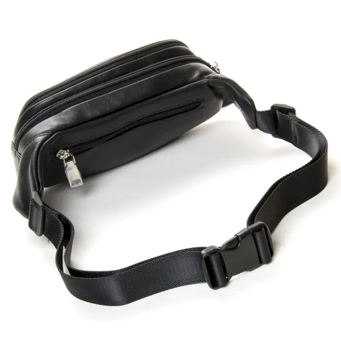 Сумка Мужская На пояс кожа BRETTON 2800-5 black