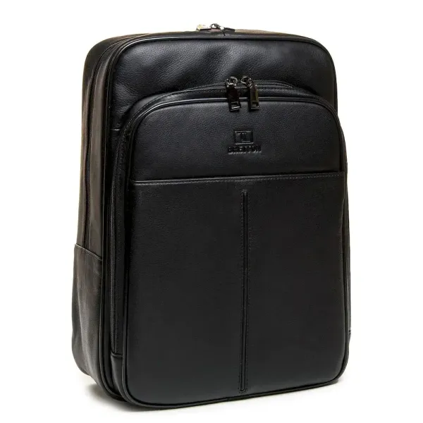 Рюкзак Міський шкіряний BRETTON 8003-78 black