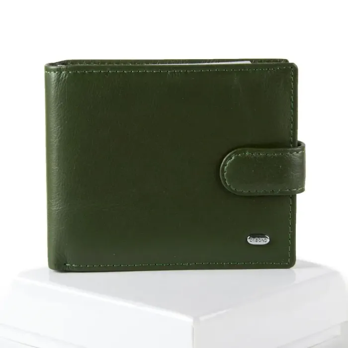 Жіночий гаманець Classic шкіряний Dr.Bond WN-7 dark-green