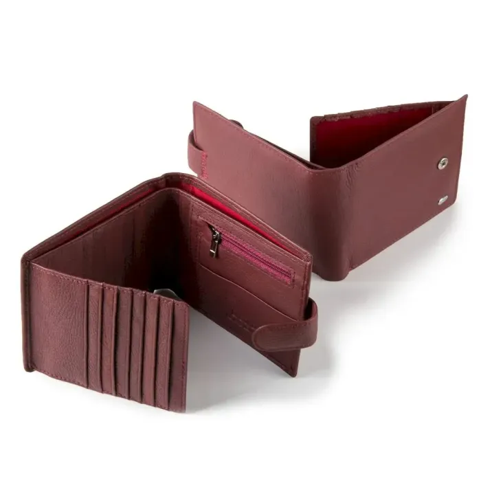Жіночий гаманець Classic шкіряний Dr.Bond WN-7 bordo