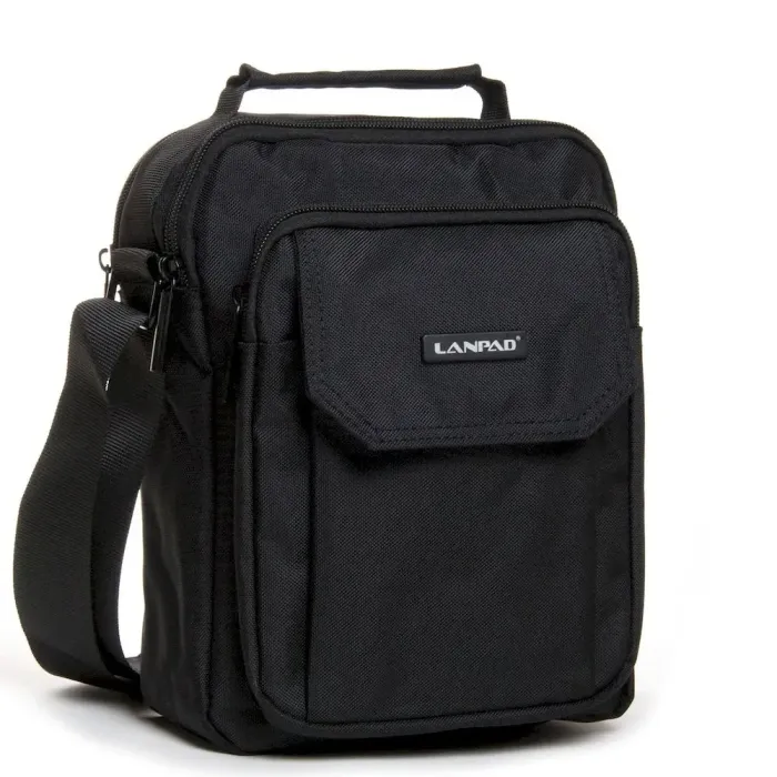 Сумка чоловіча Планшет нейлон Lanpad 15042 black
