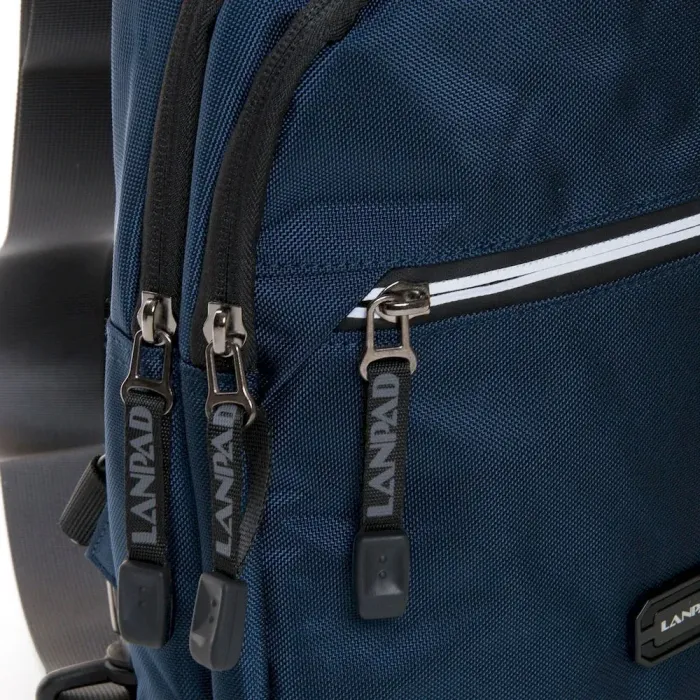 Сумка чоловіча на плече нейлон Lanpad 82031 blue