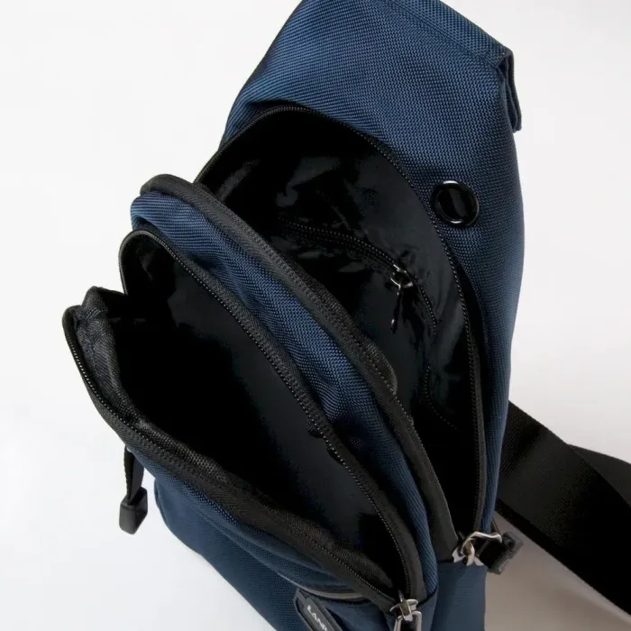 Сумка чоловіча на плече нейлон Lanpad 82031 blue