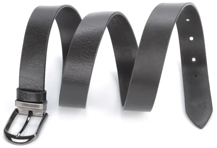 Ремень мужской GRANDE PELLE 00870 кожаный Черный