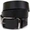 Ремень мужской GRANDE PELLE 00870 кожаный Черный