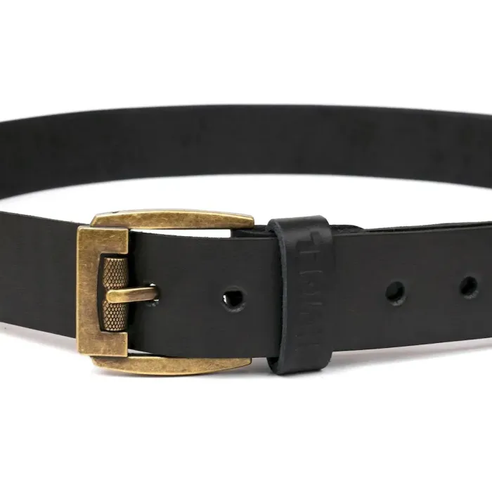 Ремінь SHVIGEL шкіряний 00001 Чорний