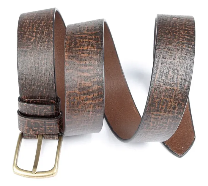 Ремінь чоловічий GRANDE PELLE 00971 шкіряний Коричневий