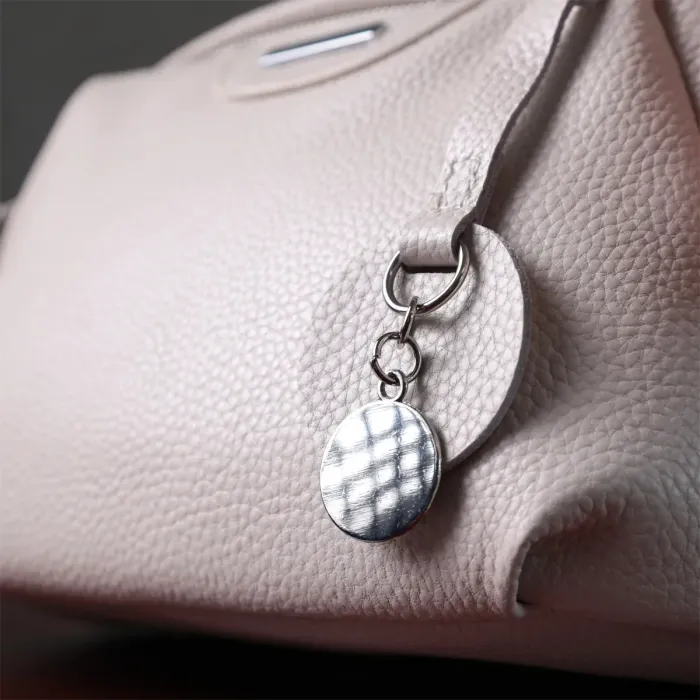 Элегантная сумка на два отделения из натуральной кожи Vintage 22593 Белый