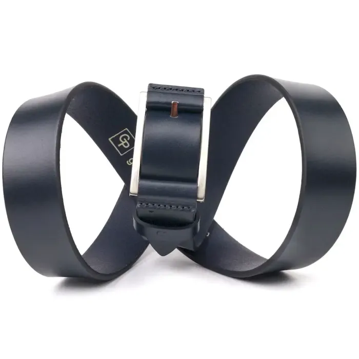 Елегантний чоловічий ремінь під штани з натуральної шкіри Grande Pelle 21452