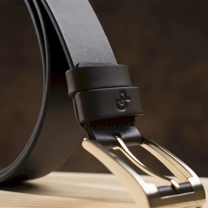 Мужской элитный кожаный ремень GRANDE PELLE 00776 Коричневый