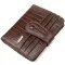 Фактурний гаманець для чоловіків з натуральної шкіри CANPELLINI 21691 Коричневий