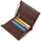 Фактурний гаманець для чоловіків з натуральної шкіри з тисненням CANPELLINI 21927 Коричневий