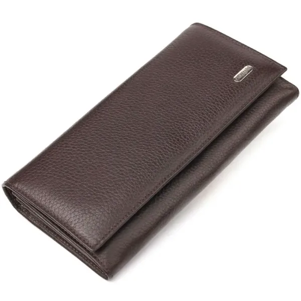 Функціональне жіноче портмоне з монетницею з натуральної шкіри CANPELLINI 21526