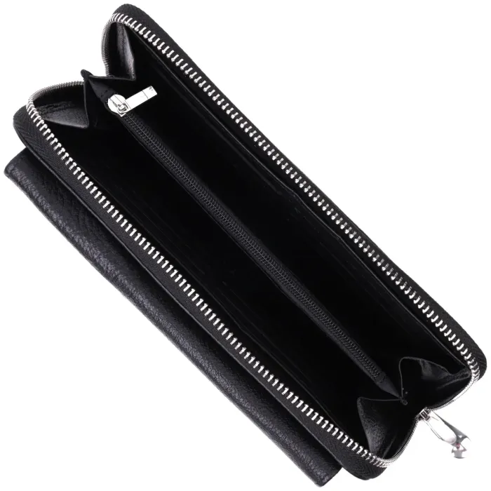Функціональний гаманець-клатч унісекс із натуральної шкіри ST Leather 22529 Чорний