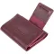 Глянсове шкіряне портмоне GRANDE PELLE 11456 Бордовий