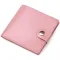Горизонтальное портмоне из натуральной кожи для женщин Shvigel 16467 Розовый