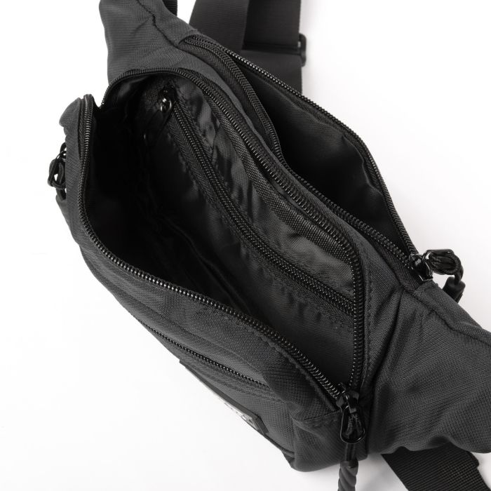 Сумка Мужская На пояс нейлон Lanpad 19006 black