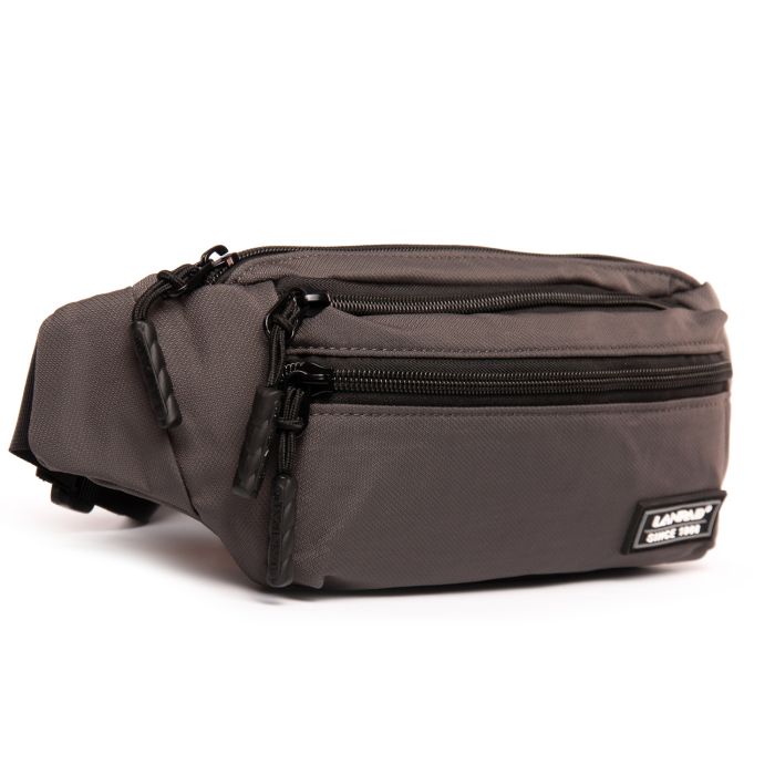 Сумка Мужская На пояс нейлон Lanpad 35003 grey